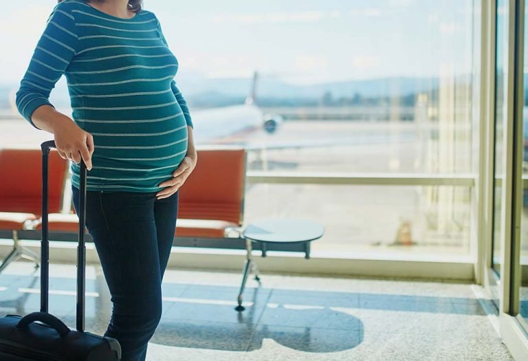 air travel 10 weeks pregnant