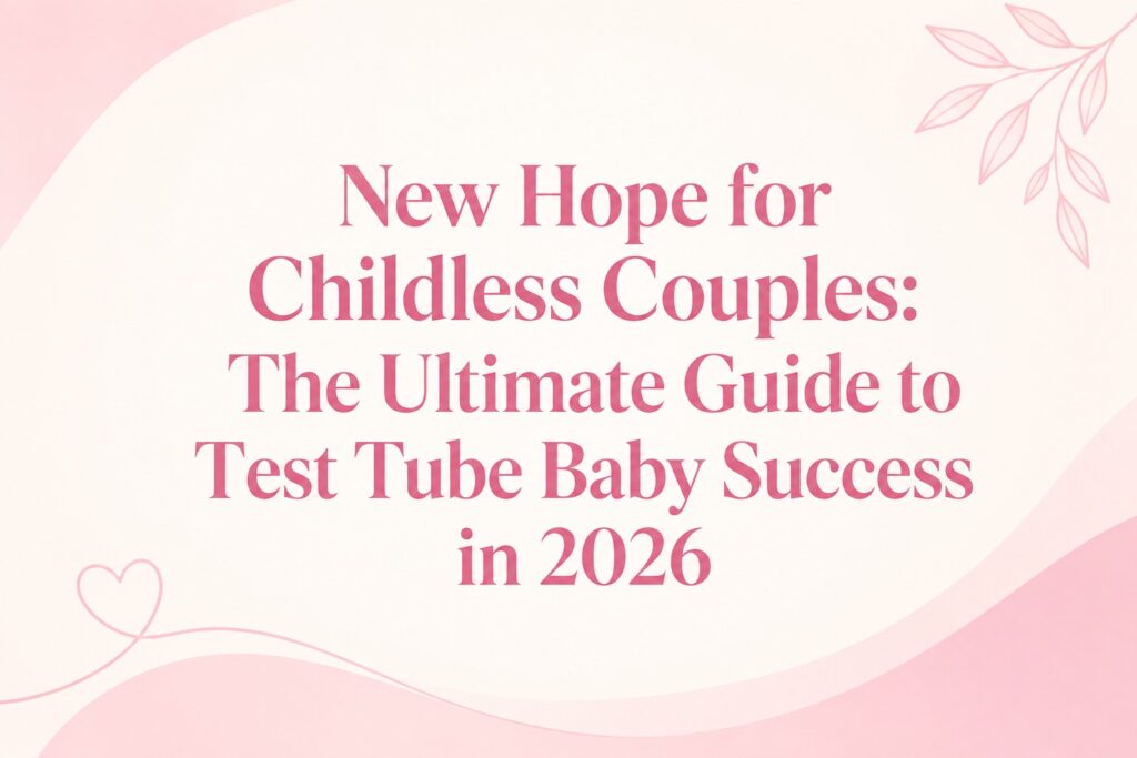 New Hope for Childless Couples: The Ultimate Guide to Test Tube Baby Success in 2026 banner by Alka IVF